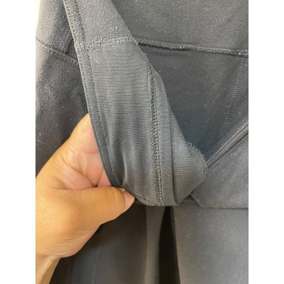 Lululemon Wide Leg Capri Shorts Leggings Black - Picture 5 of 6